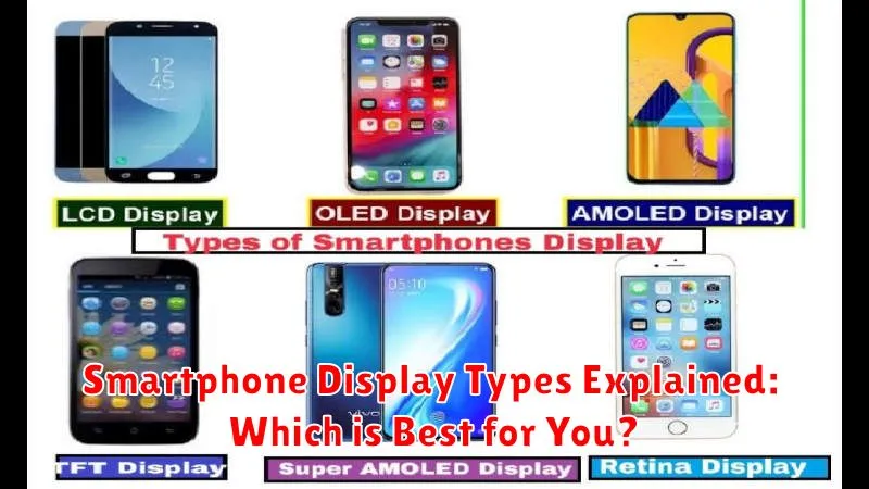 Smartphone Display Types Explained: Which is Best for You?